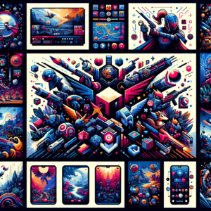 Tren desain poster legenda seluler untuk ditonton