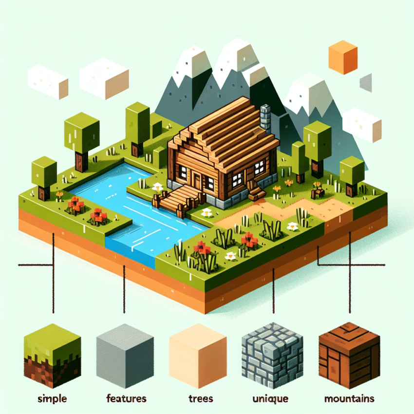 Inspirasi Rumah Minecraft: Desain Simple dan Sederhana untuk Pemain Pemula